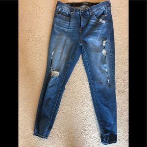 Sky high skinny jeans